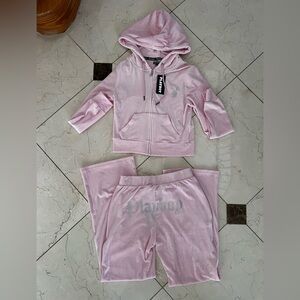 Y2K playboy set Light Pink